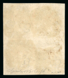 1840 1d Black, Plate 6 (AA–BB) Used Block of FourA very fresh and ...