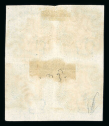 1840 2d Deep Blue, Plate 2, BD–SE, block of four. Strong, vivid ...