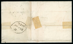 1856 (Jan 18) wrapper from Glasgow, Scotland, to the USA, with ...