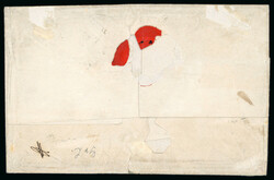 1856 (25 Apr) Wrapper sent registered to New York, bearing 1s ...