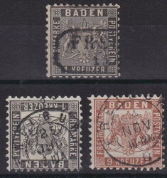 "Freiburg" Ra2 auf 1 Kr. gegitterter Grund, verschied. K2 auf 1 Kr. ...