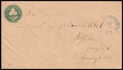 Stadtpost Kleeblatt, Prachtcouvert mit K2 "Hannover", Mi. 450 ...