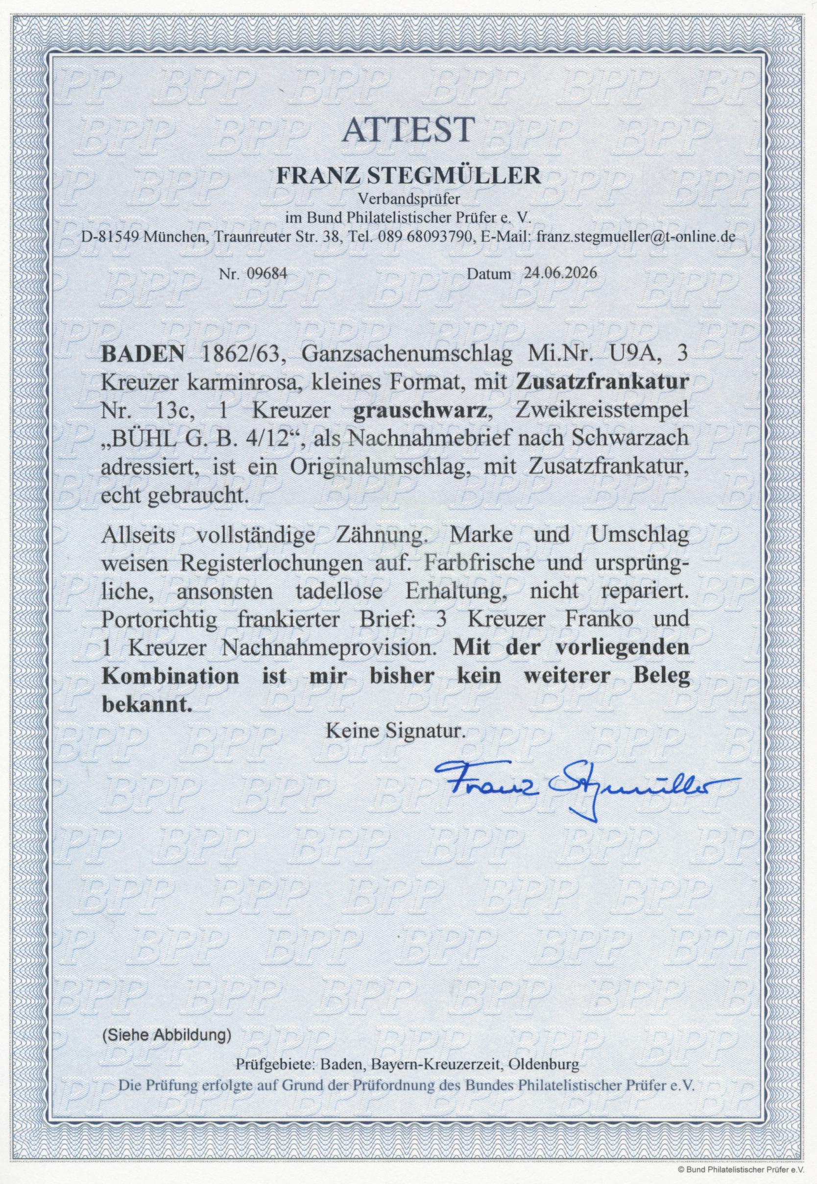 Image 1 for lot number 1158 for Wohlfeil 91st Auction