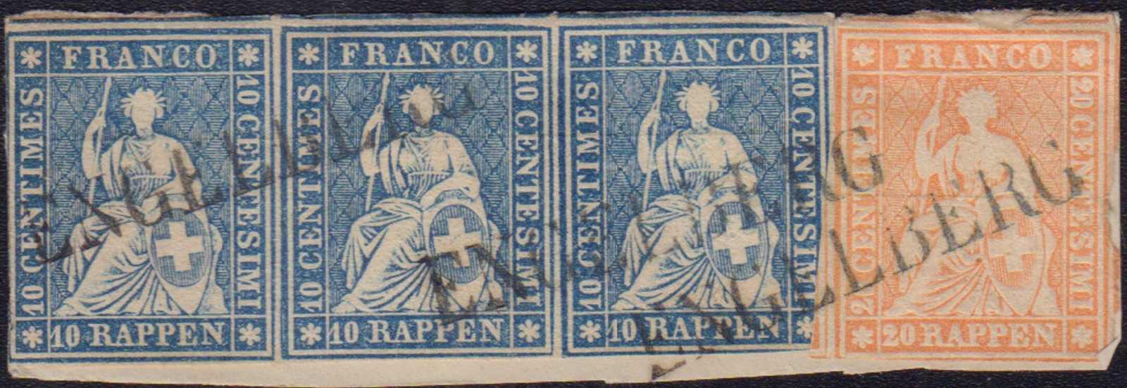 Lot 430 - Schweiz Sitzende Helvetia gezähnt  -  Auction House Thomas Schantl 2nd Online-Live-Auction (PREMIUM-Edition)