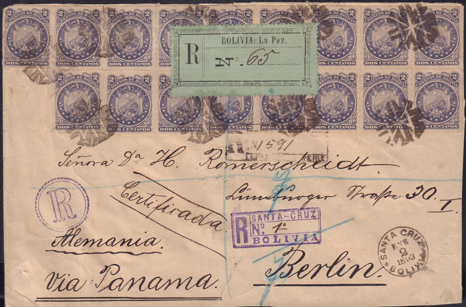 Lot 100 - bolivien - Auction House Thomas Schantl 2nd Online-Live-Auction (PREMIUM-Edition) Lot 100 - bolivien - Auction House Thomas Schantl 2nd Online-Live-Auction (PREMIUM-Edition)