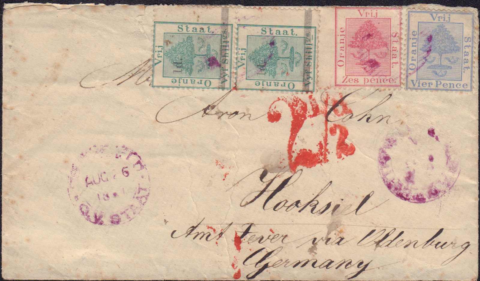 Lot 327 - oranjefreistaat  -  Auction House Thomas Schantl 2nd Online-Live-Auction (PREMIUM-Edition)