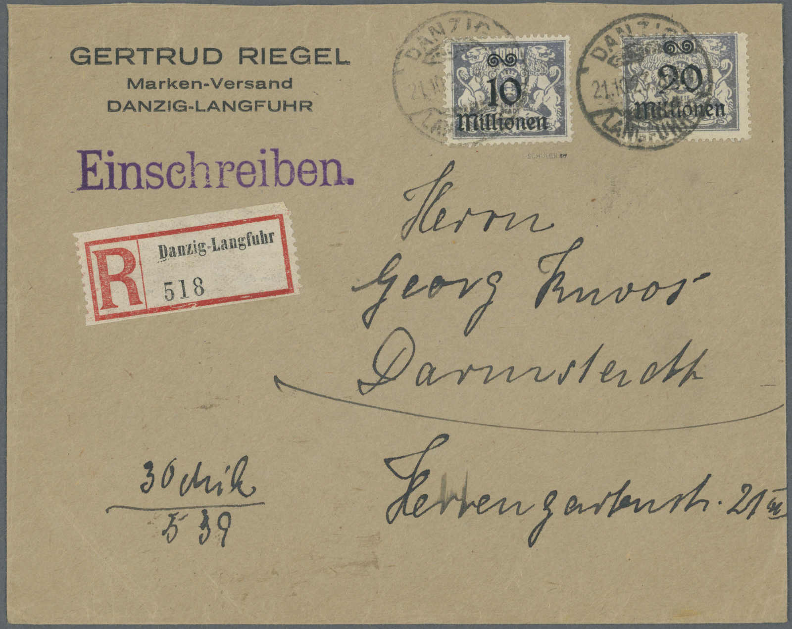Lot 692 - deutschland danzig - Auction House Thomas Schantl 5th Auktionshaus Thomas Schantl Auction Lot 692 - deutschland danzig - Auction House Thomas Schantl 5th Auktionshaus Thomas Schantl Auction