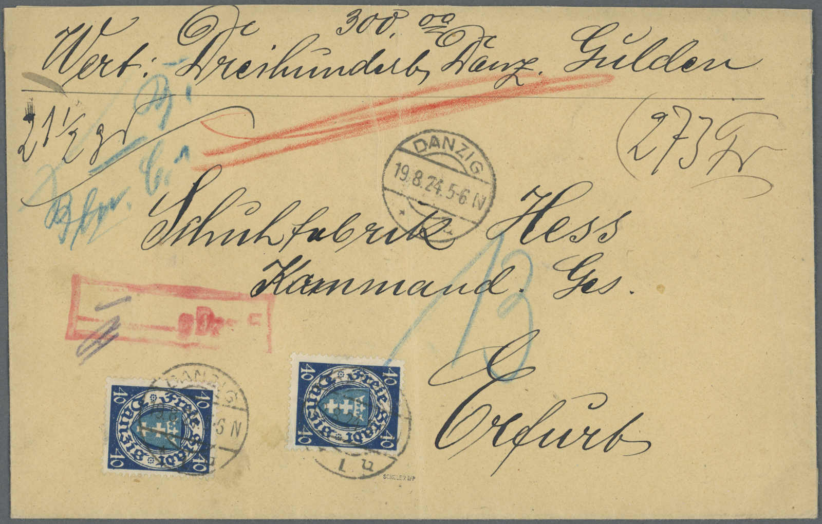 Lot 716 - deutschland danzig -  Auction House Thomas Schantl 5th Auktionshaus Thomas Schantl Auction