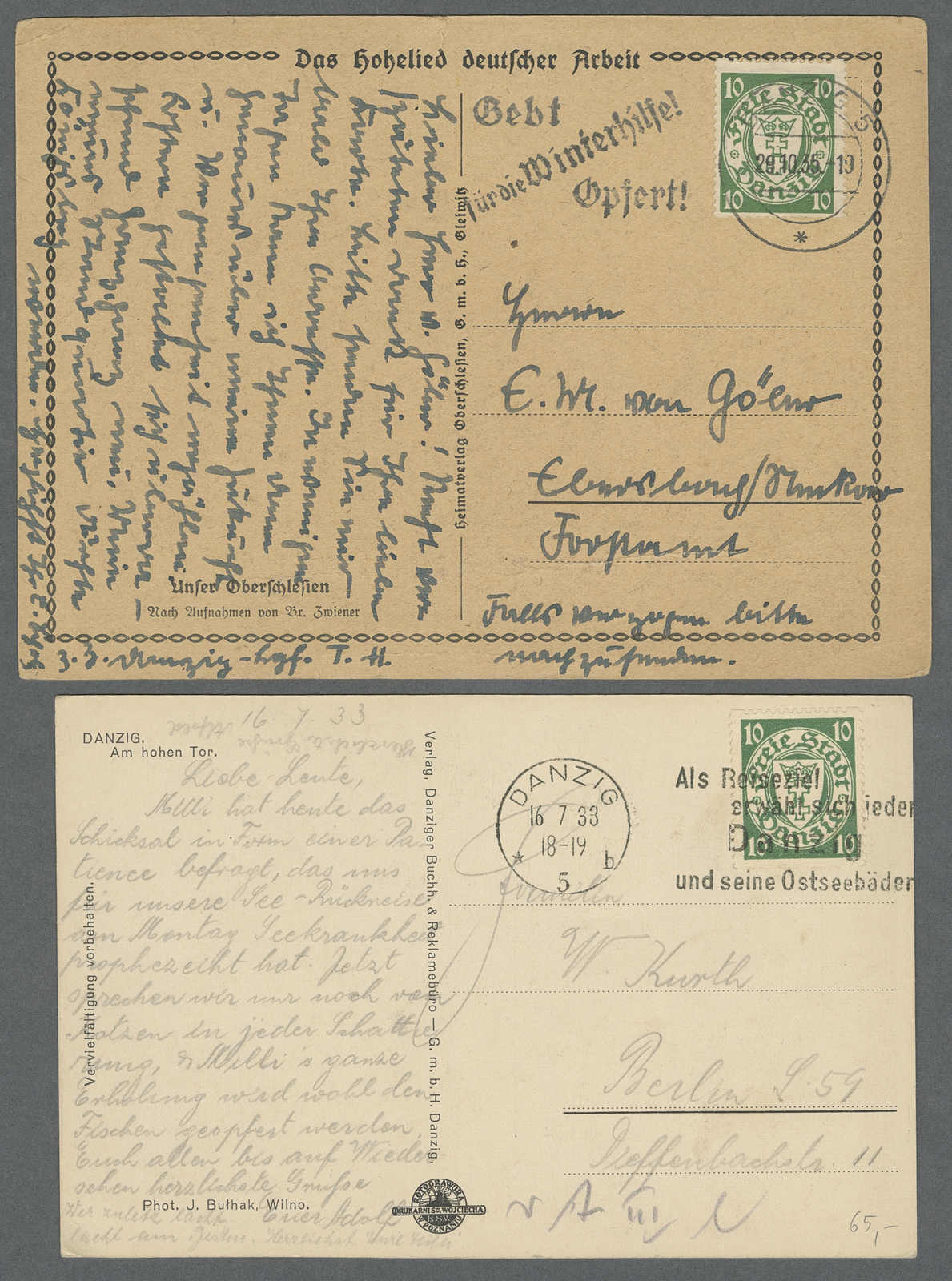 Lot 708 - deutschland danzig -  Auction House Thomas Schantl 5th Auktionshaus Thomas Schantl Auction