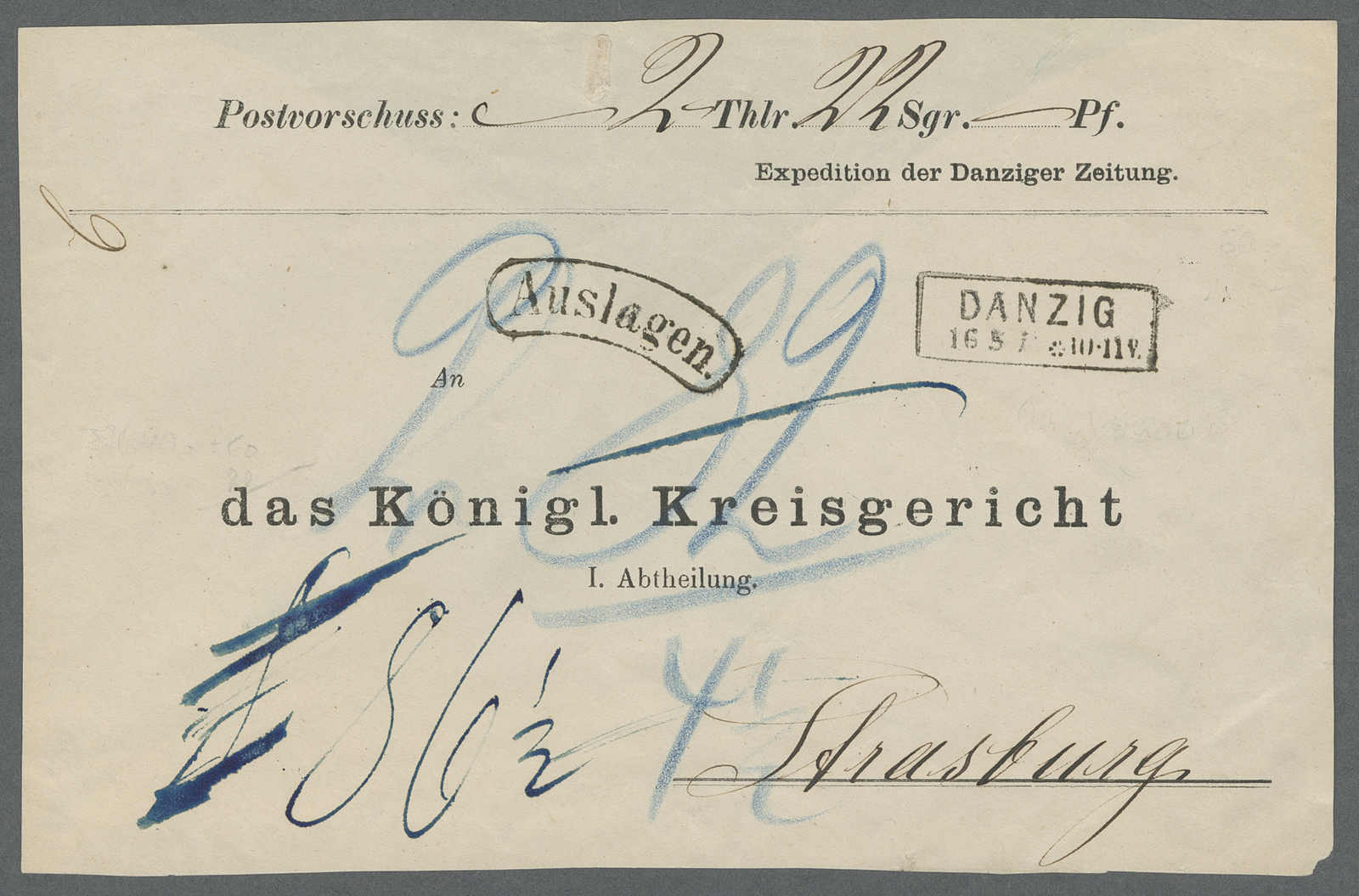 Lot 588 - deutschland danzig -  Auction House Thomas Schantl 5th Auktionshaus Thomas Schantl Auction