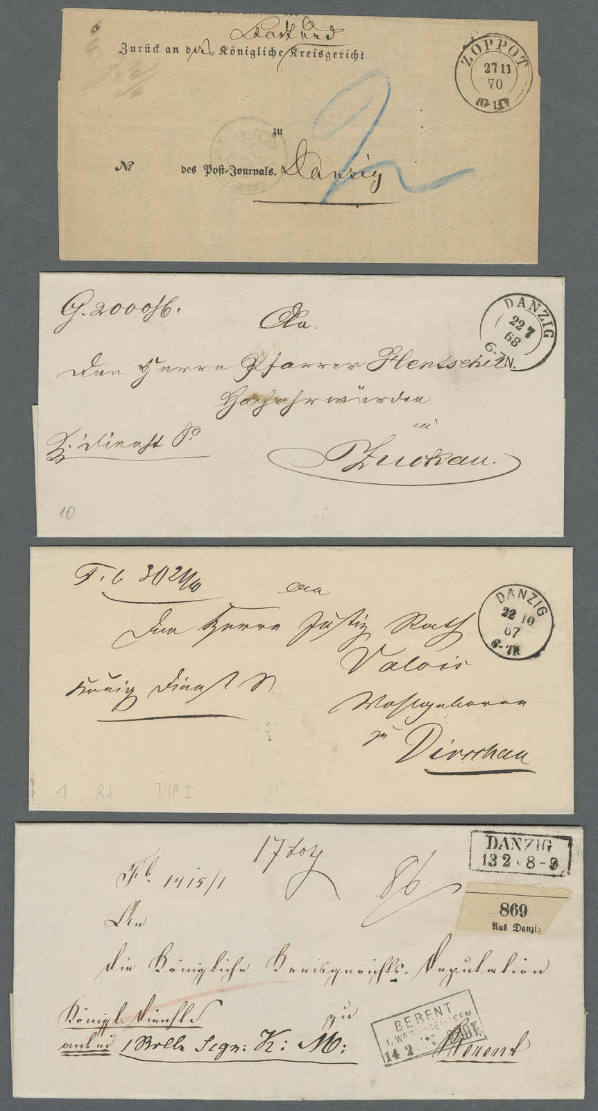 Lot 589 - deutschland danzig -  Auction House Thomas Schantl 5th Auktionshaus Thomas Schantl Auction