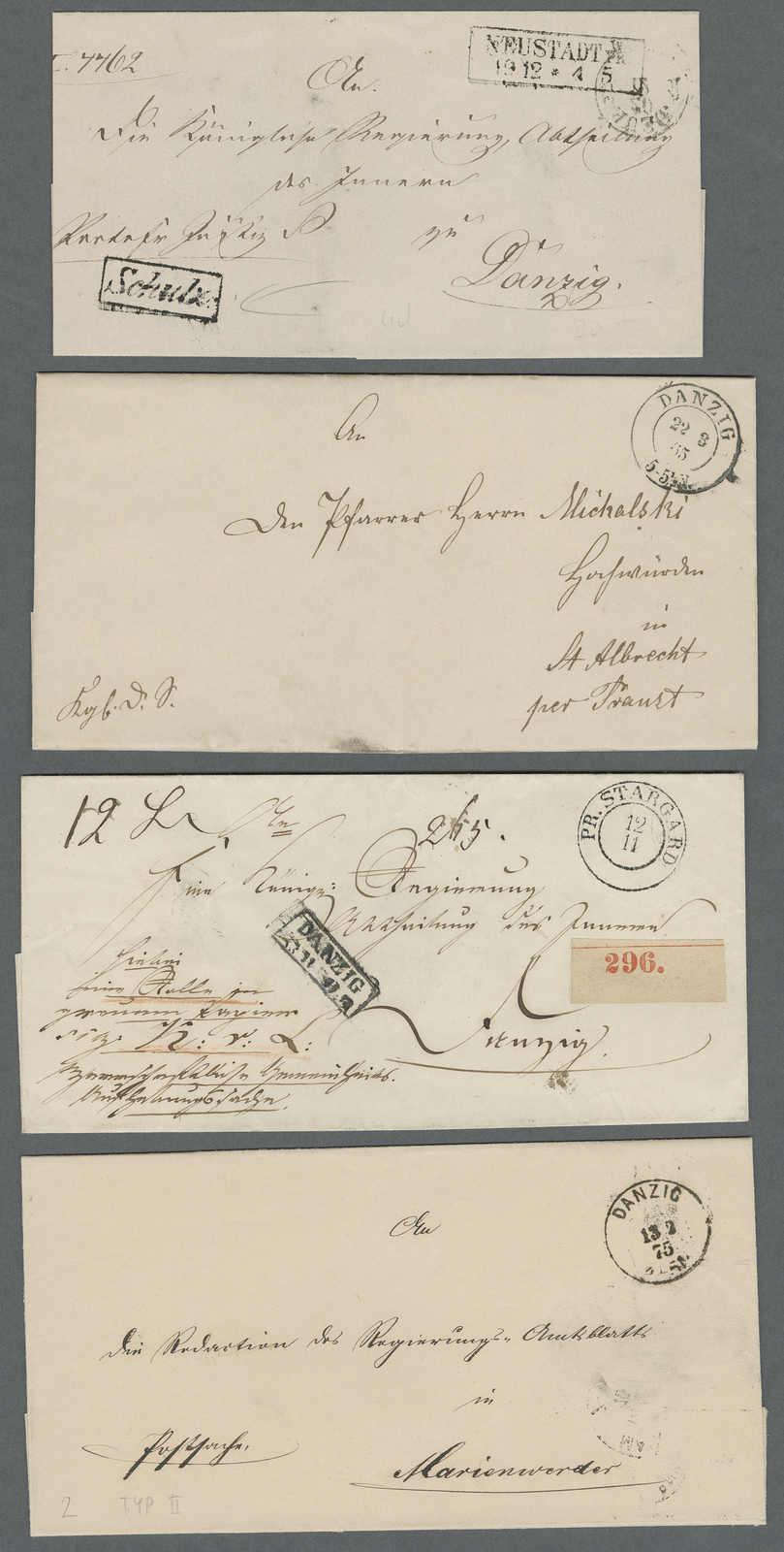 Lot 590 - deutschland danzig -  Auction House Thomas Schantl 5th Auktionshaus Thomas Schantl Auction
