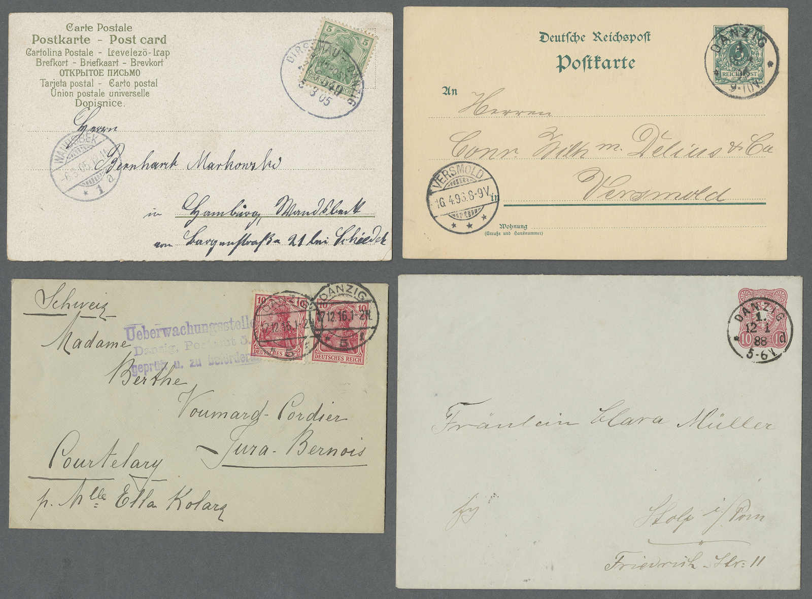 Lot 592 - deutschland danzig -  Auction House Thomas Schantl 5th Auktionshaus Thomas Schantl Auction