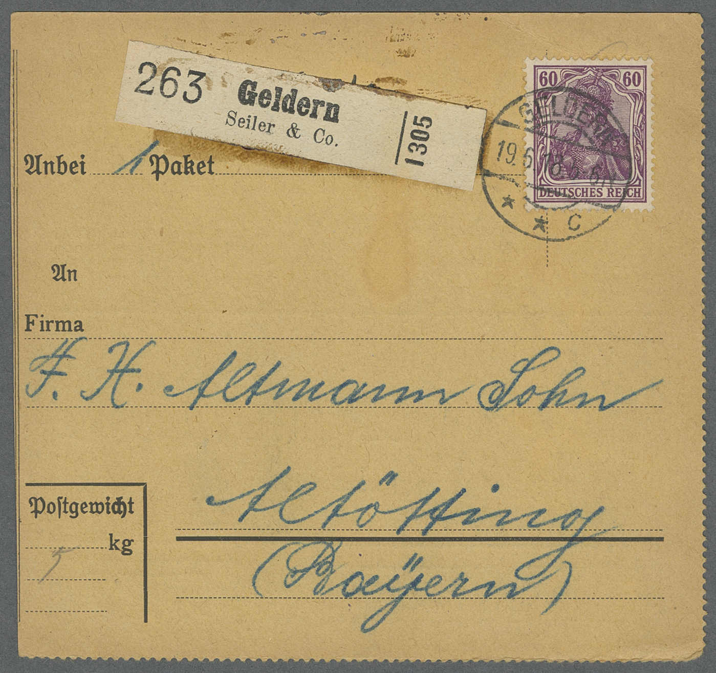 Lot 308 - deutschland Deutsches Reich -  Auction House Thomas Schantl 5th Auktionshaus Thomas Schantl Auction