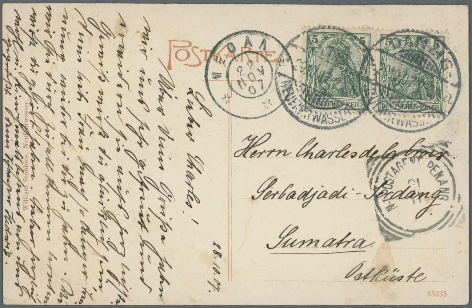 Lot 600 - deutschland danzig -  Auction House Thomas Schantl 5th Auktionshaus Thomas Schantl Auction