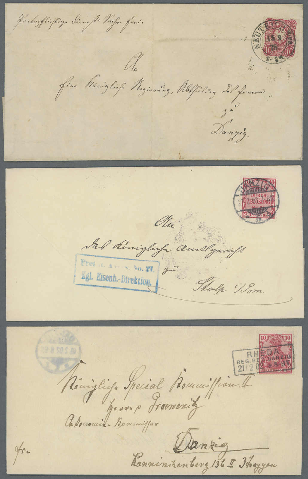 Lot 585 - deutschland danzig -  Auction House Thomas Schantl 5th Auktionshaus Thomas Schantl Auction