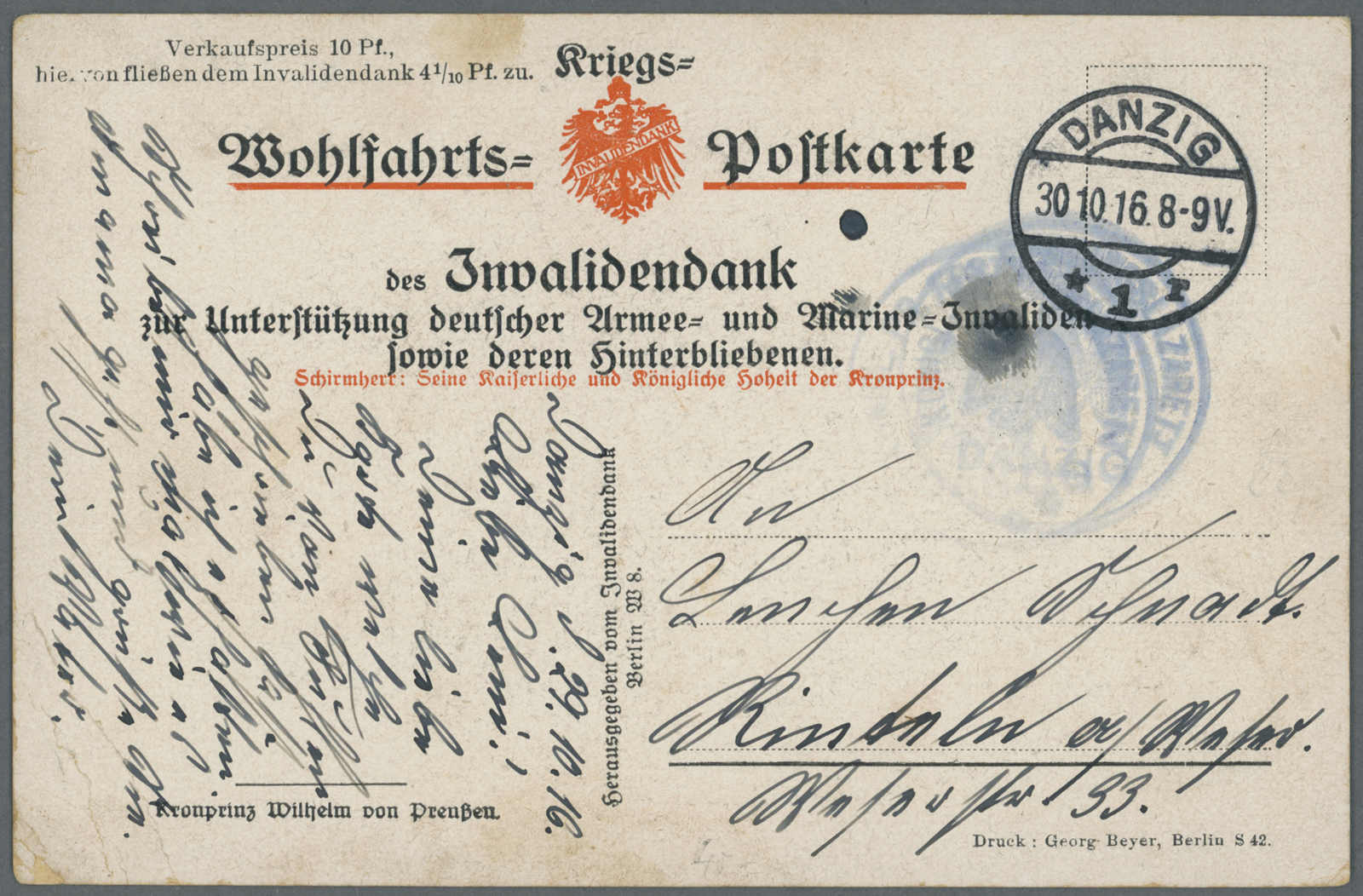 Lot 804 - deutschland danzig -  Auction House Thomas Schantl 5th Auktionshaus Thomas Schantl Auction