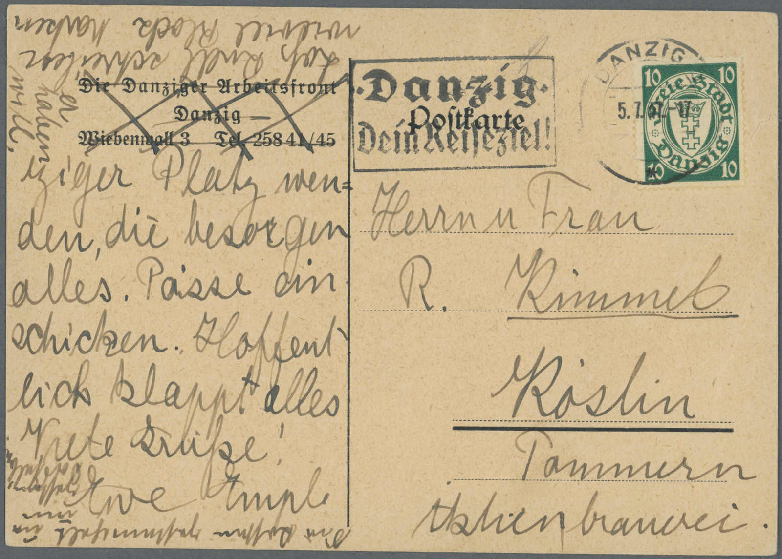 Lot 755 - deutschland danzig -  Auction House Thomas Schantl 5th Auktionshaus Thomas Schantl Auction