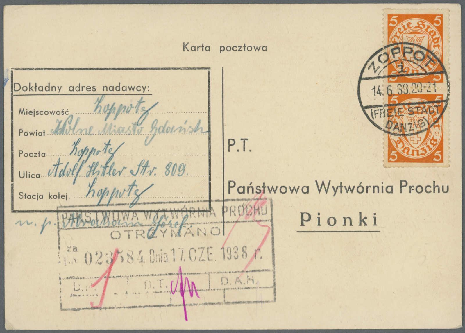 Lot 706 - deutschland danzig -  Auction House Thomas Schantl 5th Auktionshaus Thomas Schantl Auction