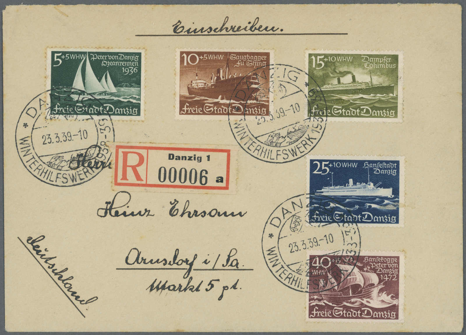 Lot 758 - deutschland danzig -  Auction House Thomas Schantl 5th Auktionshaus Thomas Schantl Auction