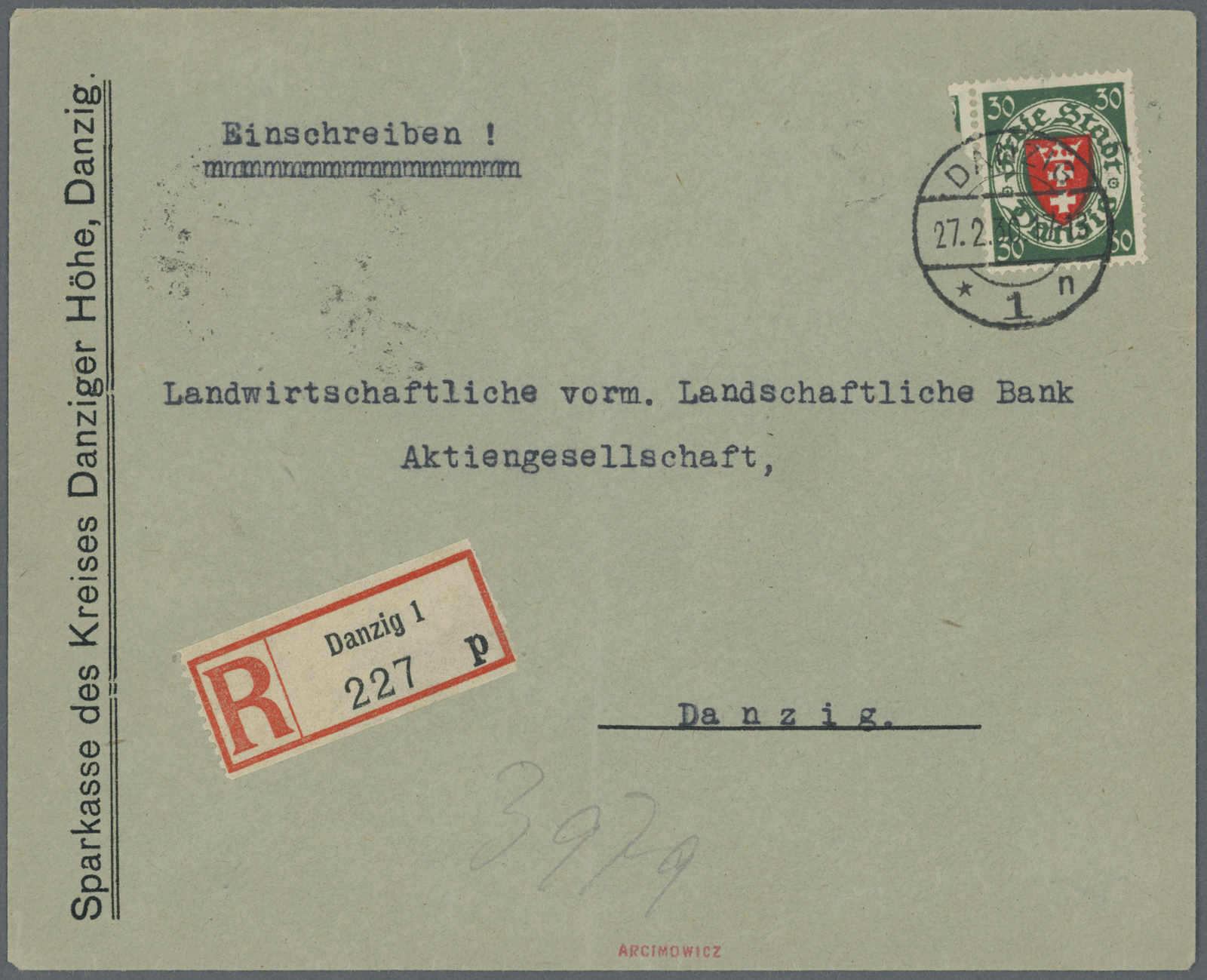Lot 715 - deutschland danzig -  Auction House Thomas Schantl 5th Auktionshaus Thomas Schantl Auction