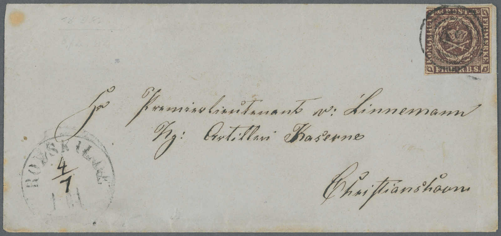 Lot 218 - deutschland altdeutschland schleswig stempel auf dänemark -  Auction House Thomas Schantl 5th Auktionshaus Thomas Schantl Auction