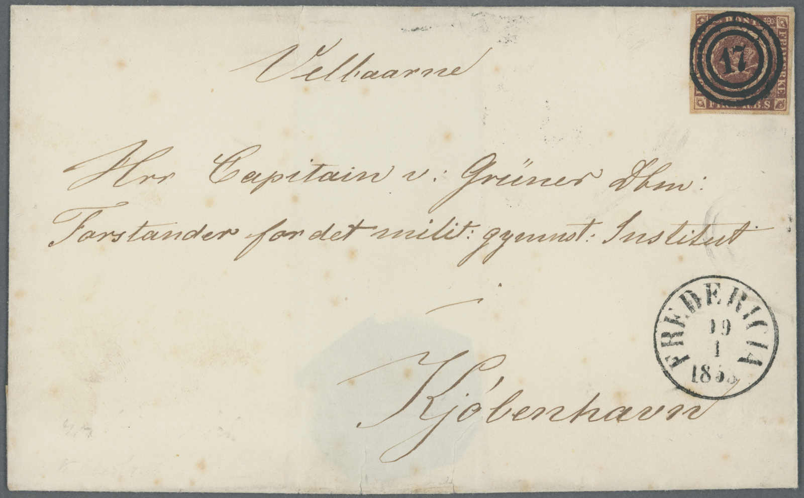 Lot 219 - deutschland altdeutschland schleswig stempel auf dänemark -  Auction House Thomas Schantl 5th Auktionshaus Thomas Schantl Auction