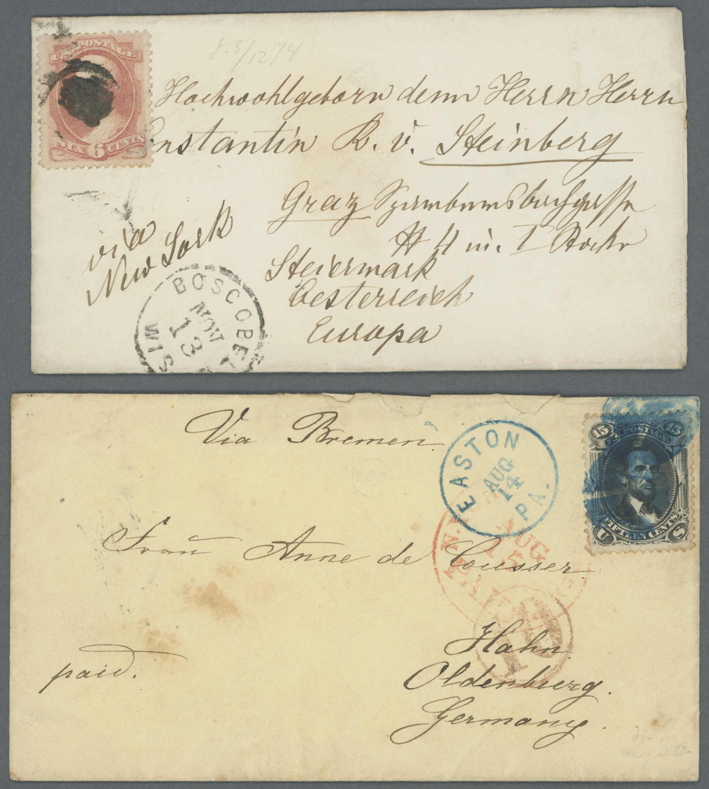 Lot 2183 - andere gebiete usa - Auction House Thomas Schantl 5th Auktionshaus Thomas Schantl Auction Lot 2183 - andere gebiete usa - Auction House Thomas Schantl 5th Auktionshaus Thomas Schantl Auction