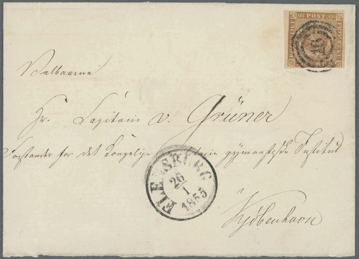 Lot 221 - deutschland altdeutschland schleswig stempel auf dänemark -  Auction House Thomas Schantl 5th Auktionshaus Thomas Schantl Auction