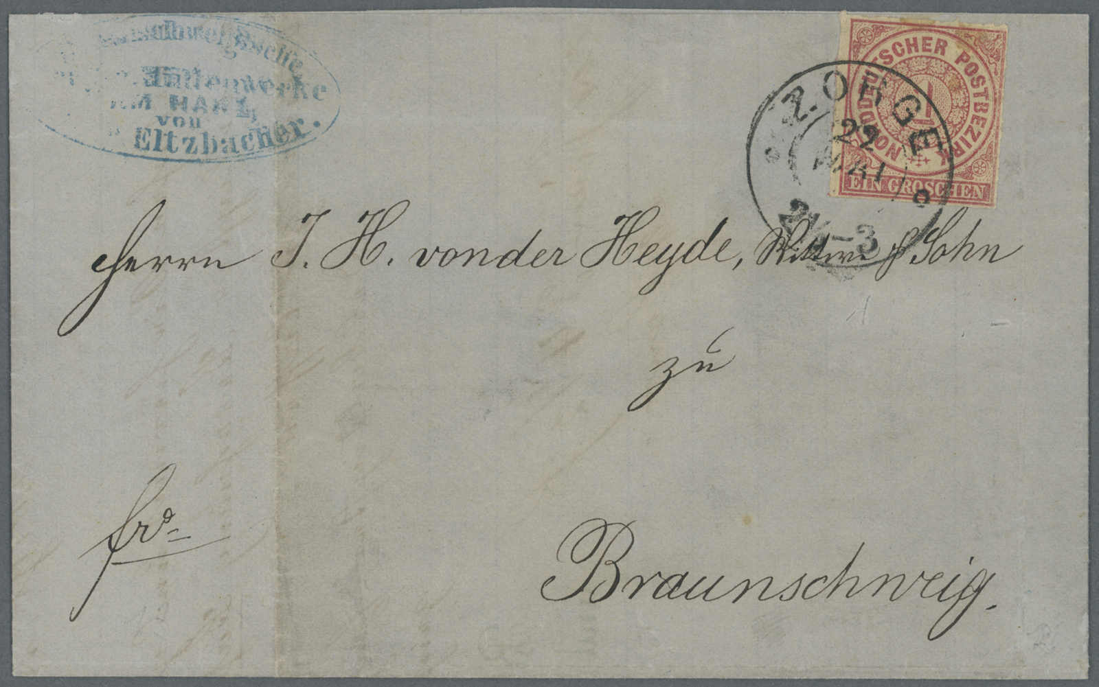 Lot 111 - deutschland altdeutschland norddeutscher postbezirk -  Auction House Thomas Schantl 5th Auktionshaus Thomas Schantl Auction