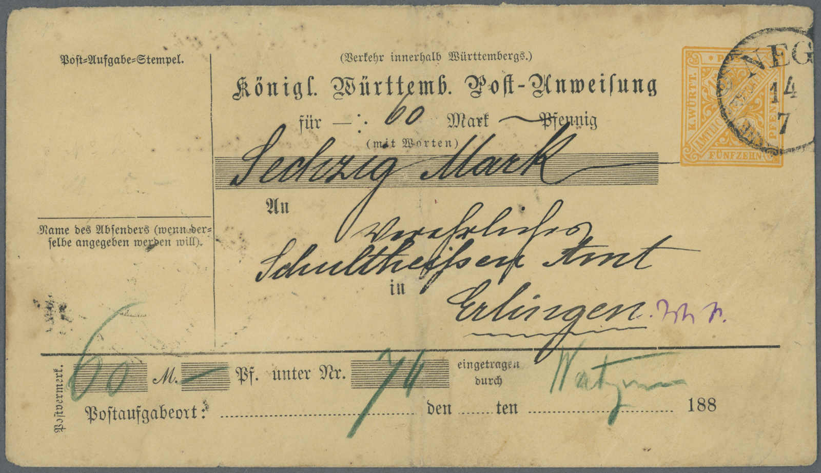 Lot 254 - deutschland altdeutschland württemberg -  Auction House Thomas Schantl 5th Auktionshaus Thomas Schantl Auction