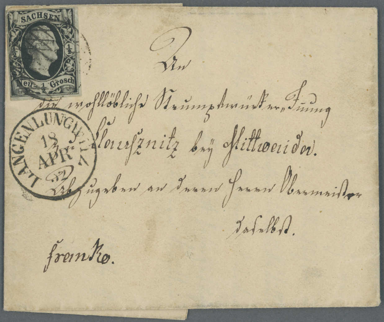 Lot 196 - deutschland altdeutschland sachsen -  Auction House Thomas Schantl 5th Auktionshaus Thomas Schantl Auction