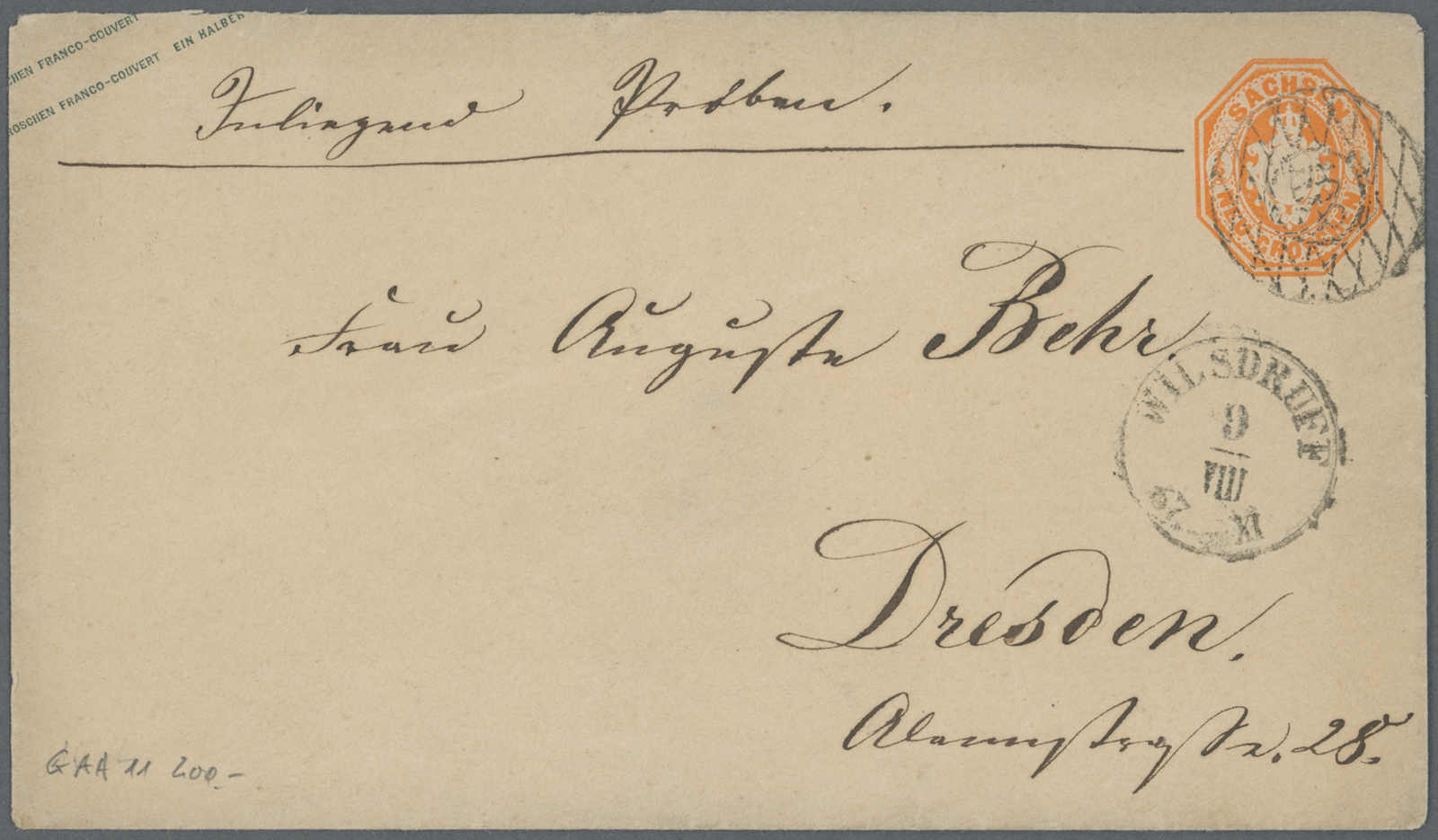 Lot 216 - deutschland altdeutschland sachsen -  Auction House Thomas Schantl 5th Auktionshaus Thomas Schantl Auction