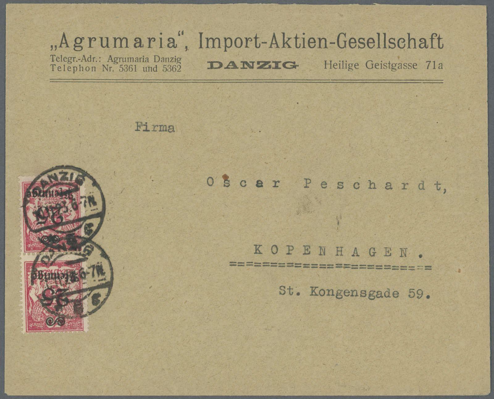 Lot 697 - deutschland danzig - Auction House Thomas Schantl 5th Auktionshaus Thomas Schantl Auction Lot 697 - deutschland danzig - Auction House Thomas Schantl 5th Auktionshaus Thomas Schantl Auction