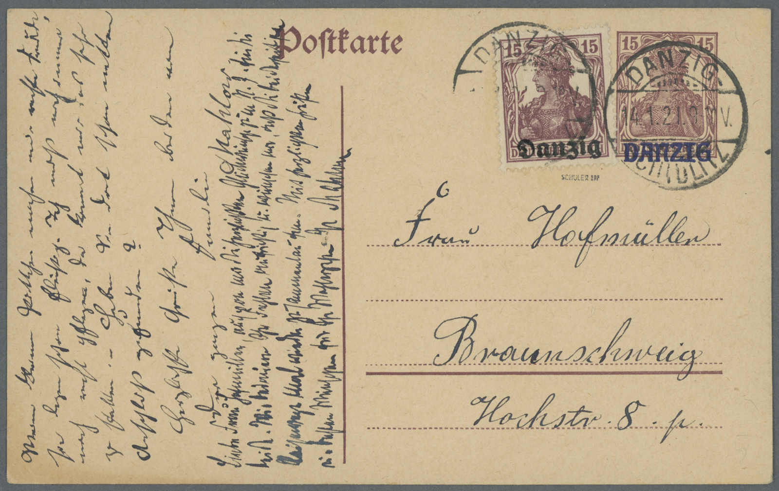 Lot 828 - deutschland danzig - Auction House Thomas Schantl 5th Auktionshaus Thomas Schantl Auction Lot 828 - deutschland danzig - Auction House Thomas Schantl 5th Auktionshaus Thomas Schantl Auction