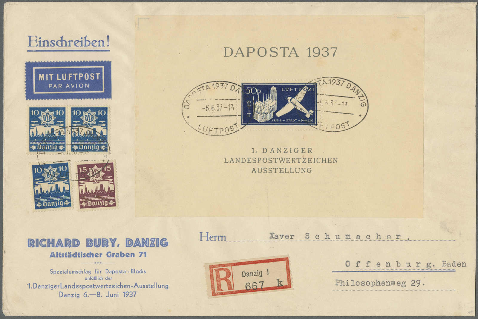 Lot 753 - deutschland danzig -  Auction House Thomas Schantl 5th Auktionshaus Thomas Schantl Auction