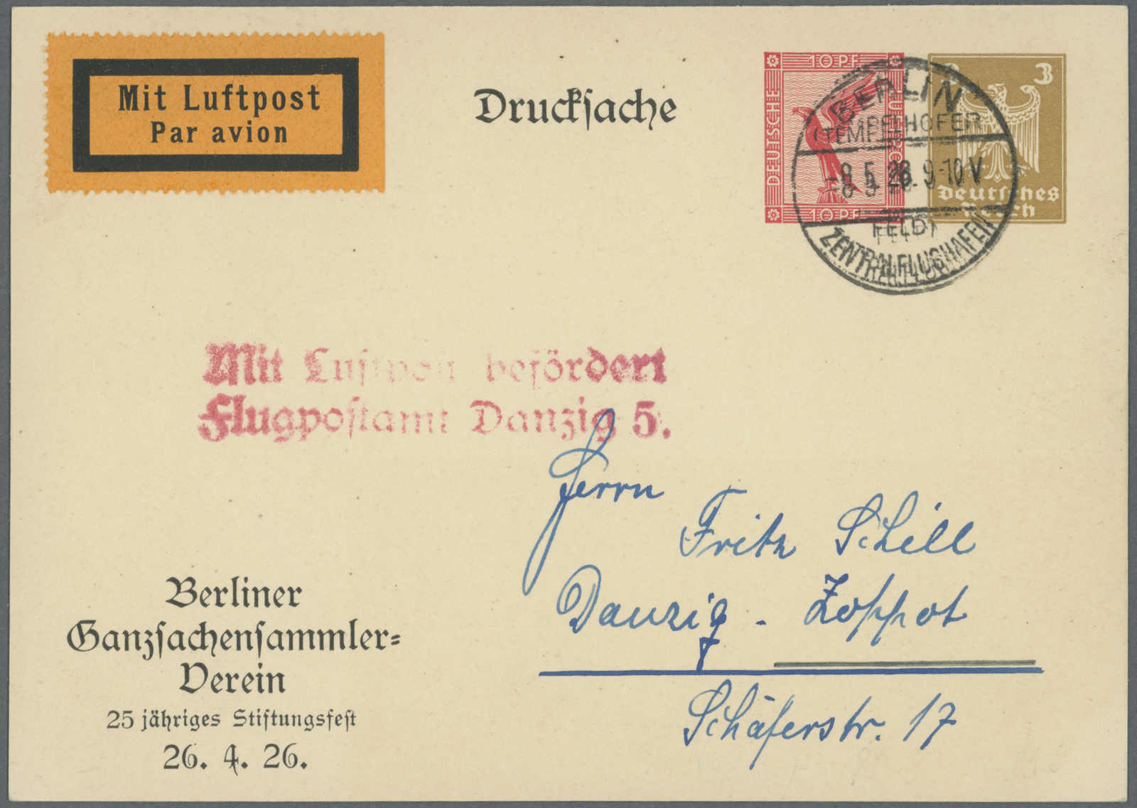 Lot 801 - deutschland danzig -  Auction House Thomas Schantl 5th Auktionshaus Thomas Schantl Auction