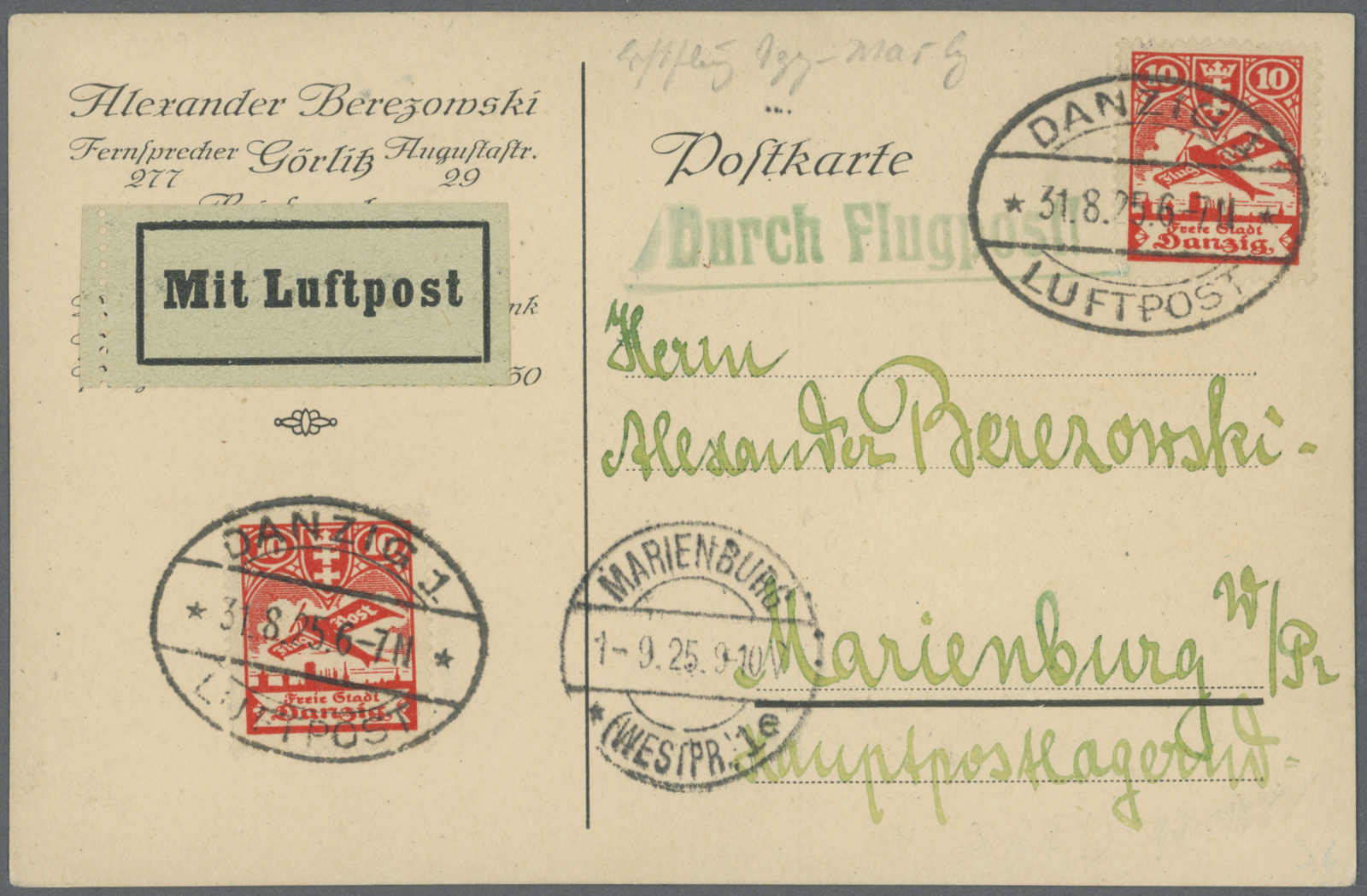 Lot 719 - deutschland danzig -  Auction House Thomas Schantl 5th Auktionshaus Thomas Schantl Auction