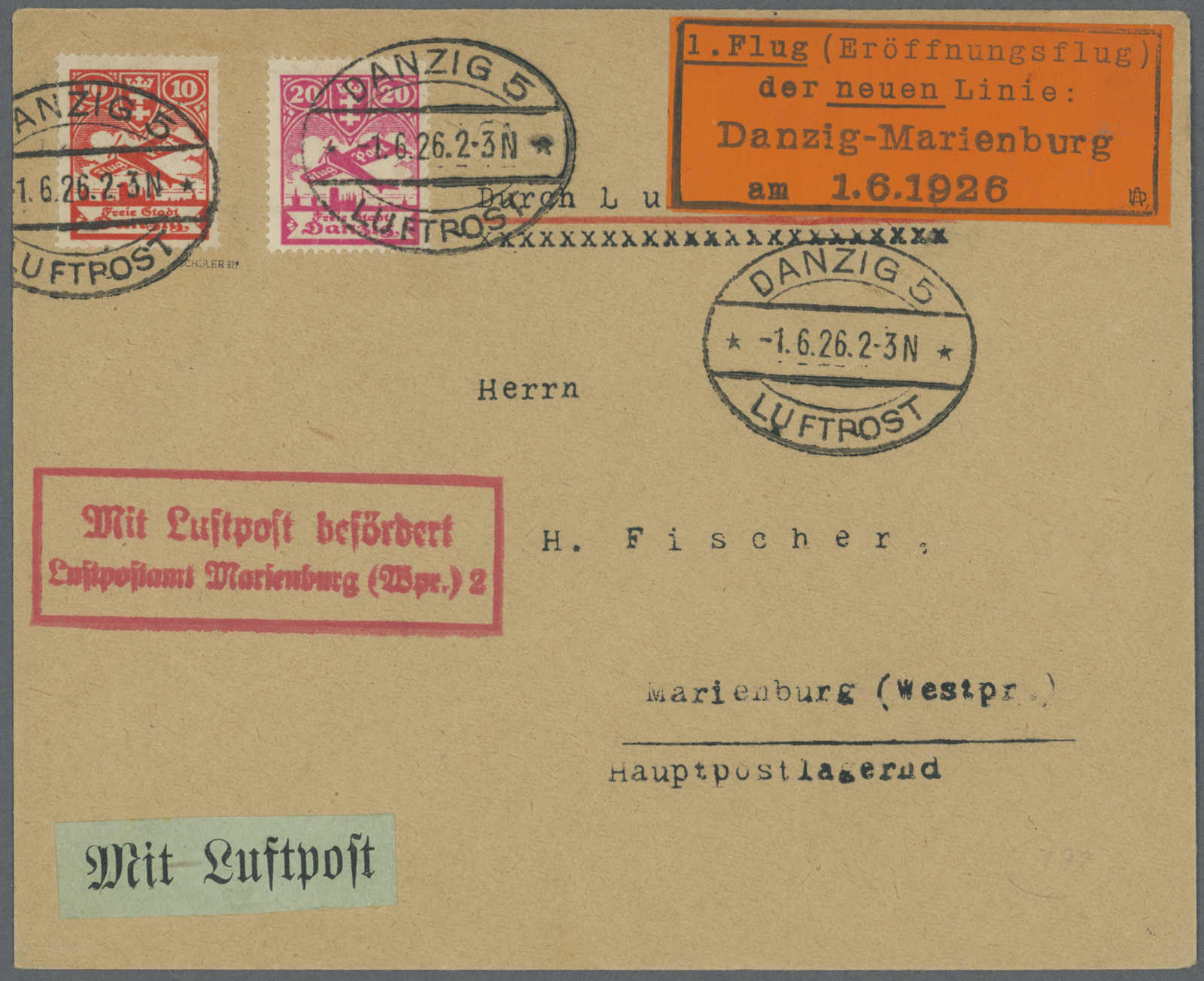 Lot 724 - deutschland danzig -  Auction House Thomas Schantl 5th Auktionshaus Thomas Schantl Auction