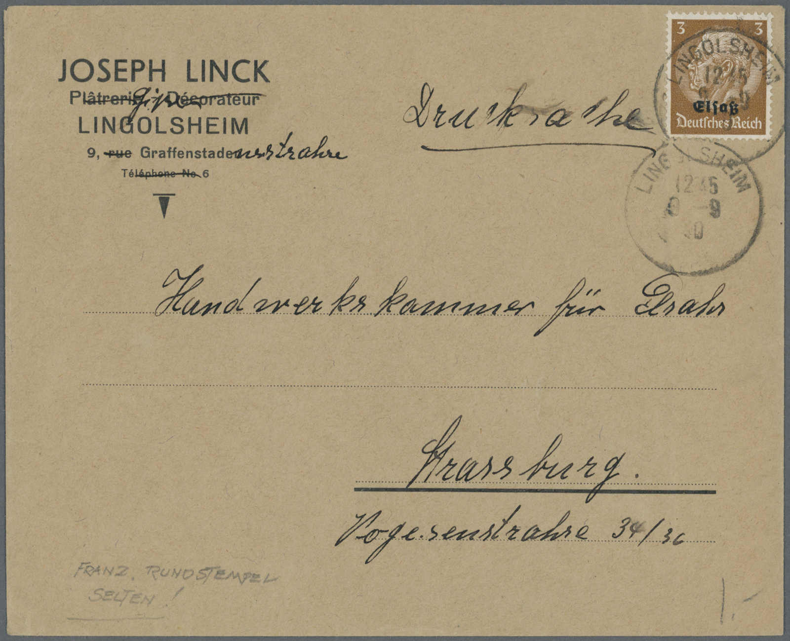 Lot 888 - deutschland deutsche besetzung ii. wk elsass - Auction House Thomas Schantl 5th Auktionshaus Thomas Schantl Auction Lot 888 - deutschland deutsche besetzung ii. wk elsass - Auction House Thomas Schantl 5th Auktionshaus Thomas Schantl Auction