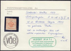 4775: Österreich Lombardei Venetetien Zeitungsstempelmarken