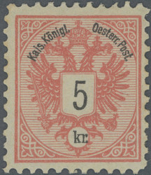 4745085: Österreich Ausgabe 1883