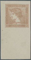 4745052: Österreich Zeitungsmarken 1851