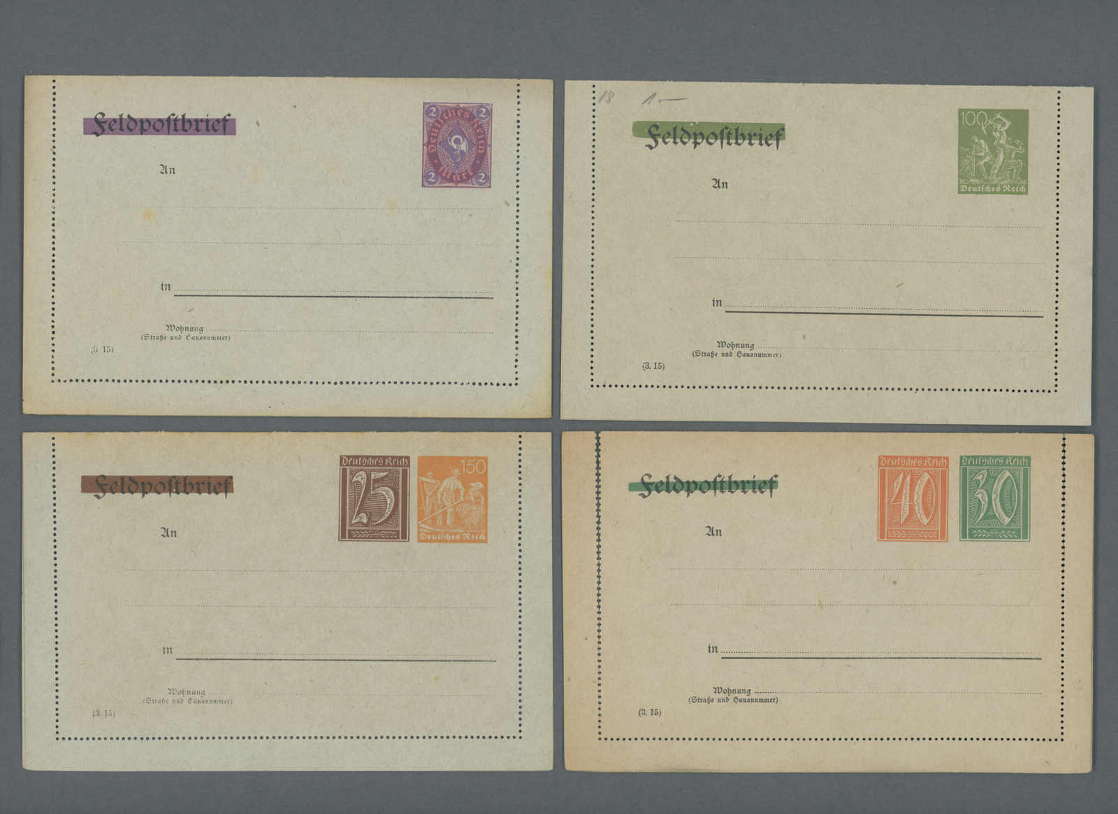 Stamp Auction - Deutschland Deutsches Reich - 5th Auktionshaus Thomas 