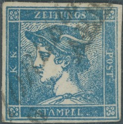 4745052: Österreich Zeitungsmarken 1851