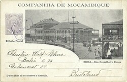 Mozambique Company * 1904 – Elephants, with engravings of local ...