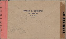 TURKEY USA – circulated envelope from Istanbul, Turkey to USA, ...