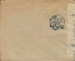 WWII PORTUGAL – envelope circulated from Lisbon on 10.3.40 with ...