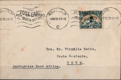 Mozambique * Airmail * 1939 (09.07). 1st Flight Salisbury – Tete ...