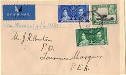 Mozambique * Airmail * 1937 (04.06) – 1st flight by the seaplane ...
